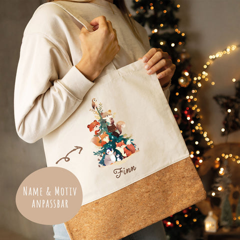 Einkaufstasche Kork - Tannenbaum