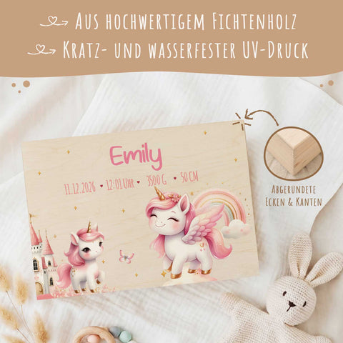 Erinnerungskiste für Kinder mit UV-Druck - Pegasus