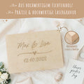Erinnerungskiste mit Gravur im Wedding Love Design - zur Hochzeit als Andenken