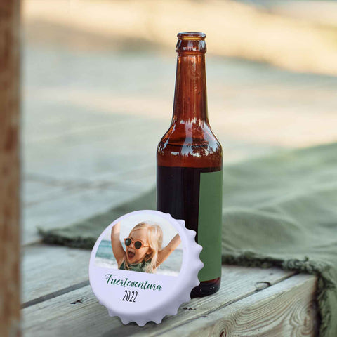 Flaschenöffner mit UV Druck - Foto Motiv - Personalisiert mit eigenem Bild und Text
