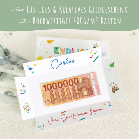 Geschenkverpackung - Meine erste Million