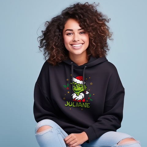 Personalisierter Unisex Hoodie - Grinch