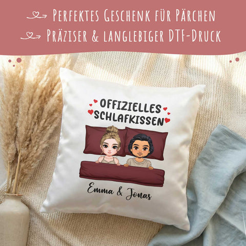 Personalisiertes Kissen mit Motiv - Offizielles Schlafkissen