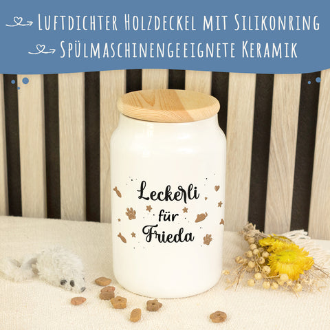 Leckerlidose für deine Haustiere - Leckerli - Personalisiert mit Namen