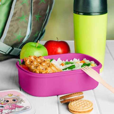 Bedruckte Lunchbox für Kinder - Prinzessin