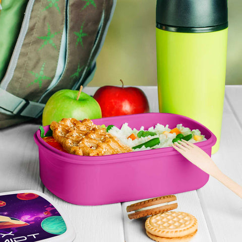 Bedruckte Lunchbox für Kinder - Raumschiff
