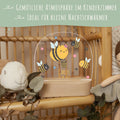 Kinder LED Nachtlicht mit Sockel aus Holz im Biene Design GRAVURZEILE – Bild 3