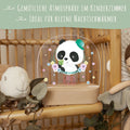 Kinder LED Nachtlicht mit Sockel aus Holz - "Blumenkreis" GRAVURZEILE – Bild 65
