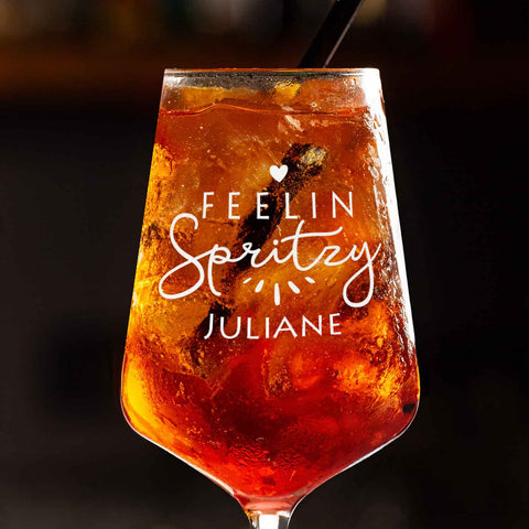 Leonardo Weinglas mit Gravur - "Feelin Spritzy" mit Name