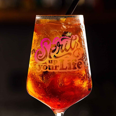 Leonardo Weinglas mit UV-Druck - "Spritz up your Life"