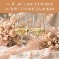 Stölzle Lausitz Weißweingläser "Vintage Weinranke" mit Namen im Set