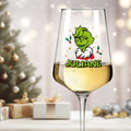 Leonardo Puccini Weinglas mit UV Druck - Grinch Motiv