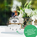 Hochzeitsgeschenk personalisiertes Acrylglas mit Konfiguration - Geldgeschenk zur Hochzeit