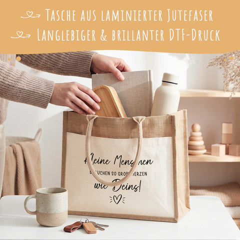 Bedruckte Strandtasche - Kindergartenzeit - Geschenk zum Erzieherabschied