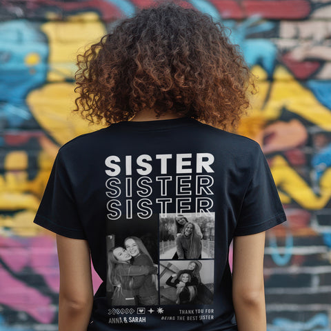 Personalisiertes T-Shirt Unisex - Sister