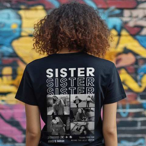 Personalisiertes T-Shirt Unisex - Sister
