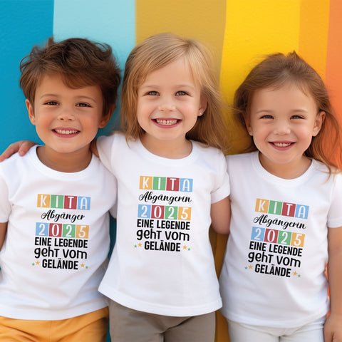 Bedrucktes T-Shirt für Kinder - KITA Abgänger 2025