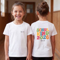 Kinder T-Shirt Schulkind 2026 in Weiß - Ansicht