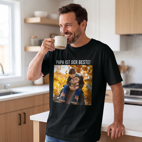 Personalisiertes Oversized T-Shirt - Foto & Wunschtext