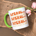 Bedruckte Tasse mit Aperol Spritz Motiv - Aperoliker - Aperol Geschenk für Frauen und Männer