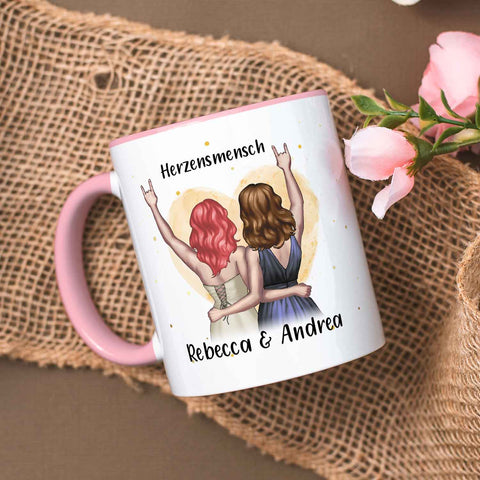 Bedruckte Tasse mit Konfiguration - Beste Freundin