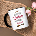 Bedruckte Tasse mit Spruch - Du bist mein Lieblingsmuggel mit Namen