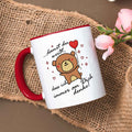 Bedruckte Tasse mit Spruch - Damit du weisst