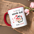 Bedruckte Tasse mit Spruch - Du bist der schönste Zufall meines Lebens