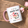 Bedruckte Tasse mit Spruch - Du bist der schönste Zufall meines Lebens