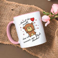 Bedruckte Tasse mit Spruch - Damit du weisst