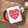 Bedruckte Tasse mit Spruch - Ich liebe dich