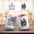Bedruckte Tasse mit Konfiguration - Pärchen Motiv