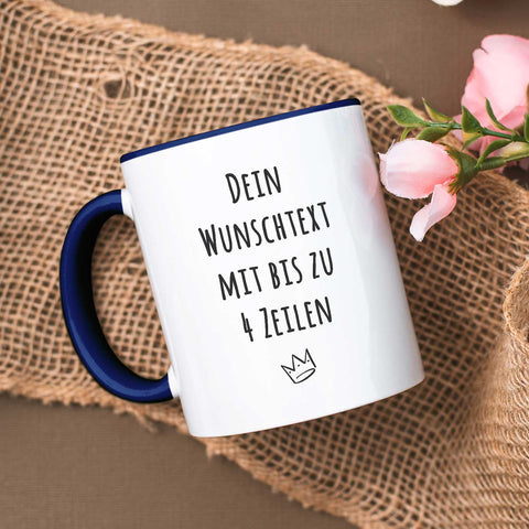 Bedruckte Tasse - Wunschtext - Personalisiert mit deinem Wunschmotiv
