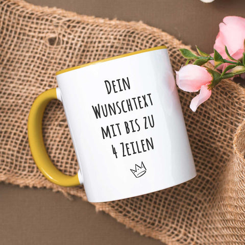 Bedruckte Tasse - Wunschtext - Personalisiert mit deinem Wunschmotiv