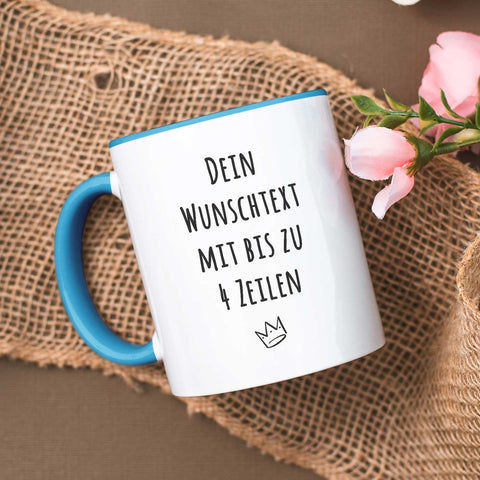 Bedruckte Tasse - Wunschtext - Personalisiert mit deinem Wunschmotiv