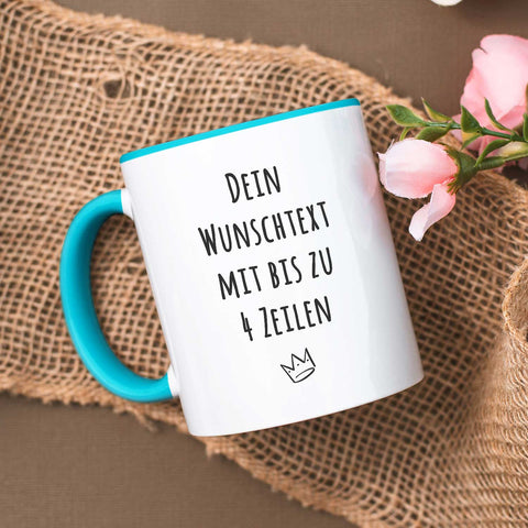 Bedruckte Tasse - Wunschtext - Personalisiert mit deinem Wunschmotiv