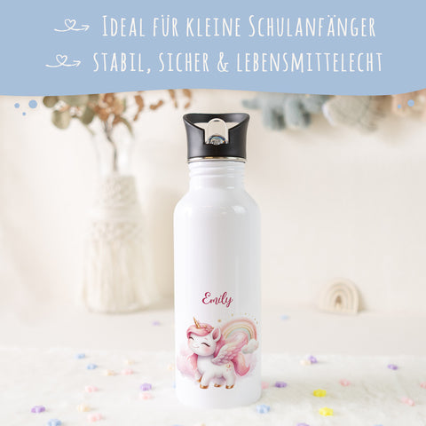 Bedruckte Trinkflasche aus Edelstahl - Pegasus