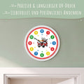 Wanduhr Kinder Feuerwehr - mit UV Druck