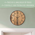 Wanduhr aus Holz Nature Love - mit UV Druck