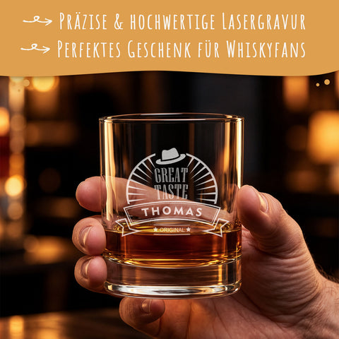 Leonardo Whiskyglas Great Taste mit Gravur