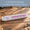 Zollstock 2 Meter - Handwerkerin - Geschenk zum Muttertag und Geburtstag