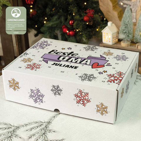 Personalisierter DIY Adventskalender mit Beste/Bester Design zum selbst Befüllen