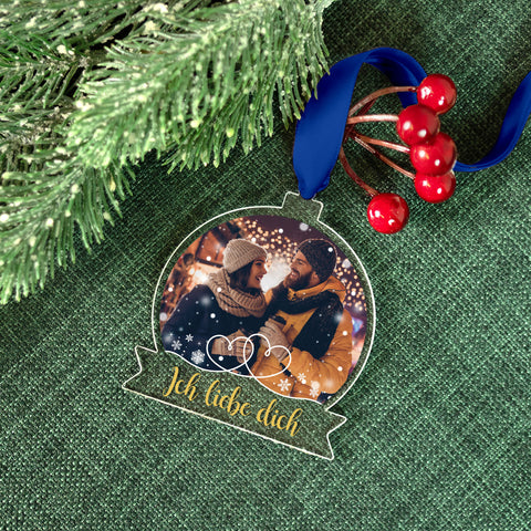 Christbaumschmuck aus Acryl - Foto - Weihnachtsanhänger