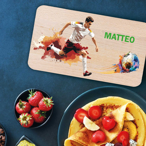Frühstücksbrettchen mit Druckmotiv & Namen