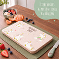 Frühstücksbrettchen mit Druckmotiv & Namen
