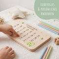 Frühstücksbrettchen mit Druckmotiv & Name - ABC Dinosaurier