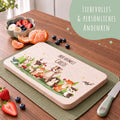 Frühstücksbrettchen mit Druck & Name im "Tiergruppe" Design