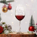 Leonardo Weinglas mit Gravur "Merry Christmas Lettering"
