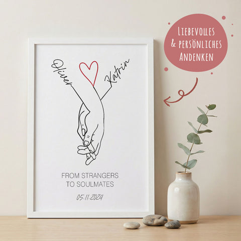 Personalisiertes Poster - Der schönste Weg - Personalisiertes Geschenk