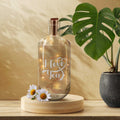 Flaschenlicht mit LED-Lichterkette und Gravur "I love you"
